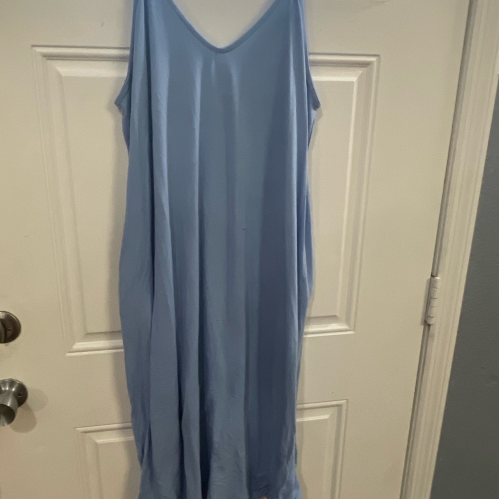 Zenana Outfitters Light Blue Chemise